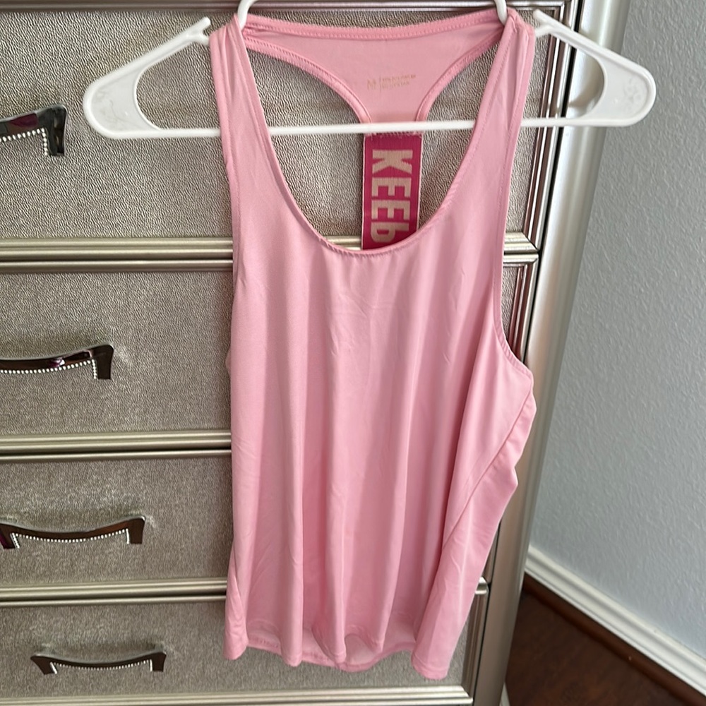 Size medium pink athletic tank top